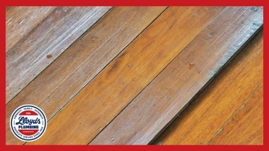 Warped wooden flooring