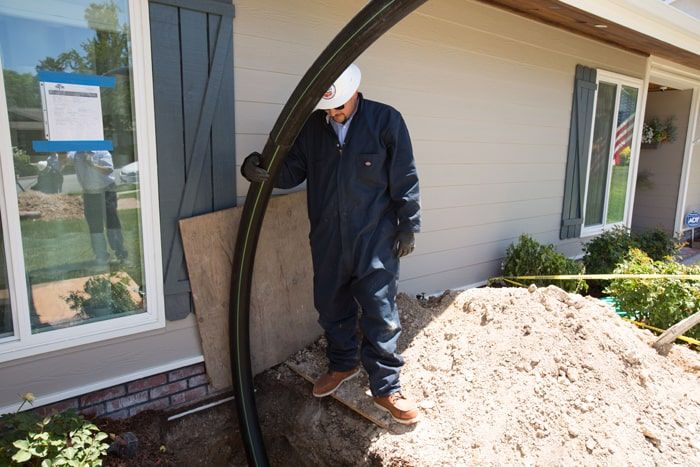 Plumbing professional conducting plumbing services in Ojai, CA